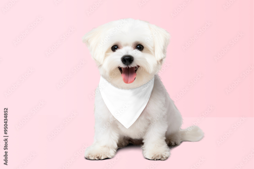 Dog's bandana, png transparent mockup Dog's bandana, png transparent mockup