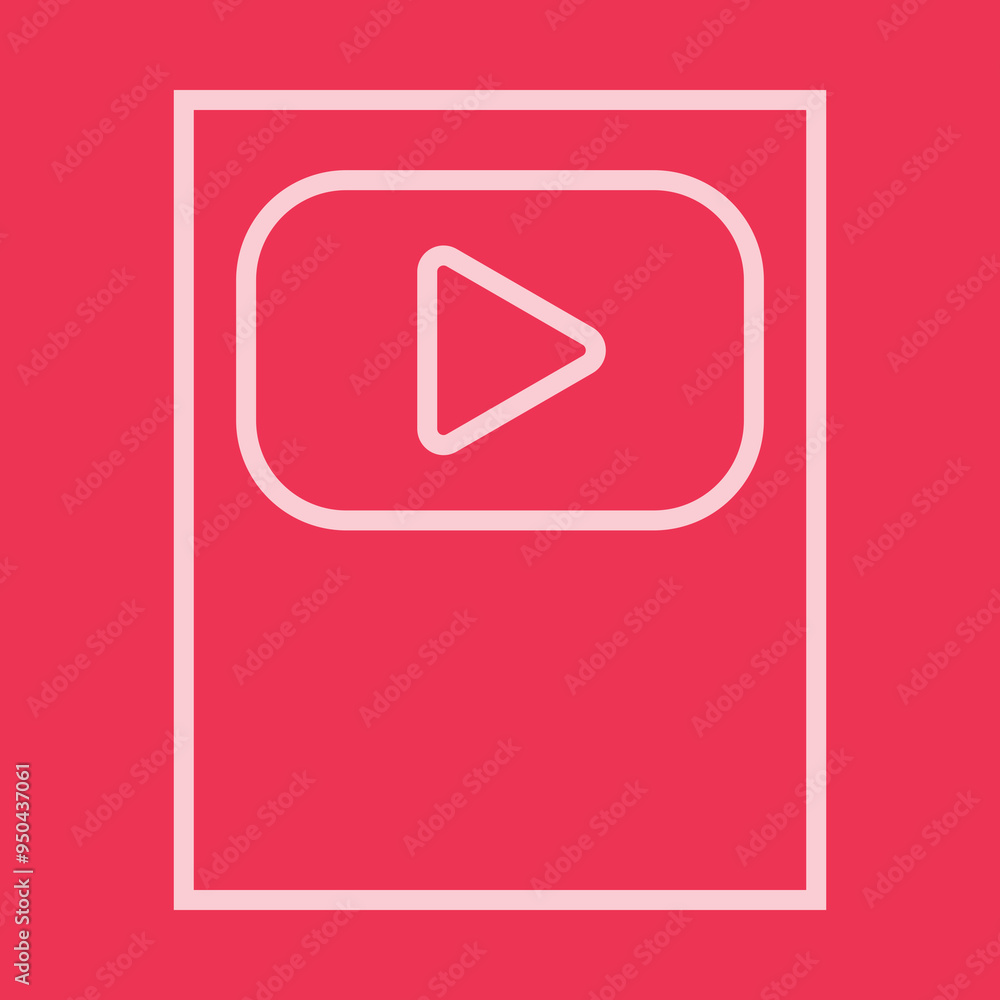 Play Button Icon Design Play Button Icon Design