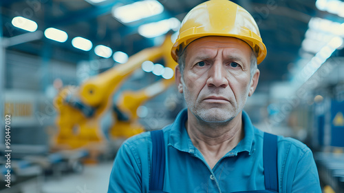 A senior steel worker in the ship building industry 