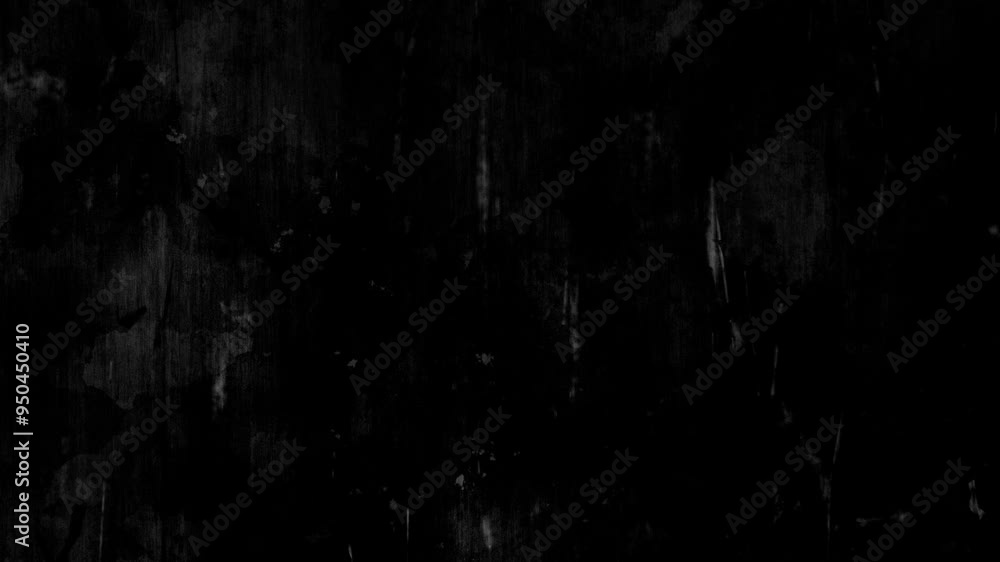 Abstract background wall moving cracked grunge texture with copy space paper or wall in stop motion with dark dust and flickering ink stains. Chaotic movement of strokes with flickering	