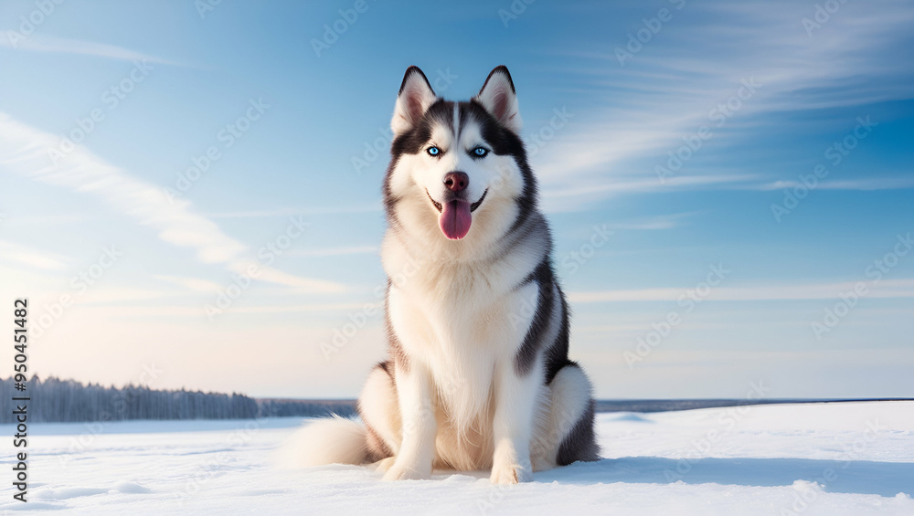 A snow leopard is walking on a snowy mountain, Generative AI
A snow leopard is walking on a snowy mountain, Generative AI