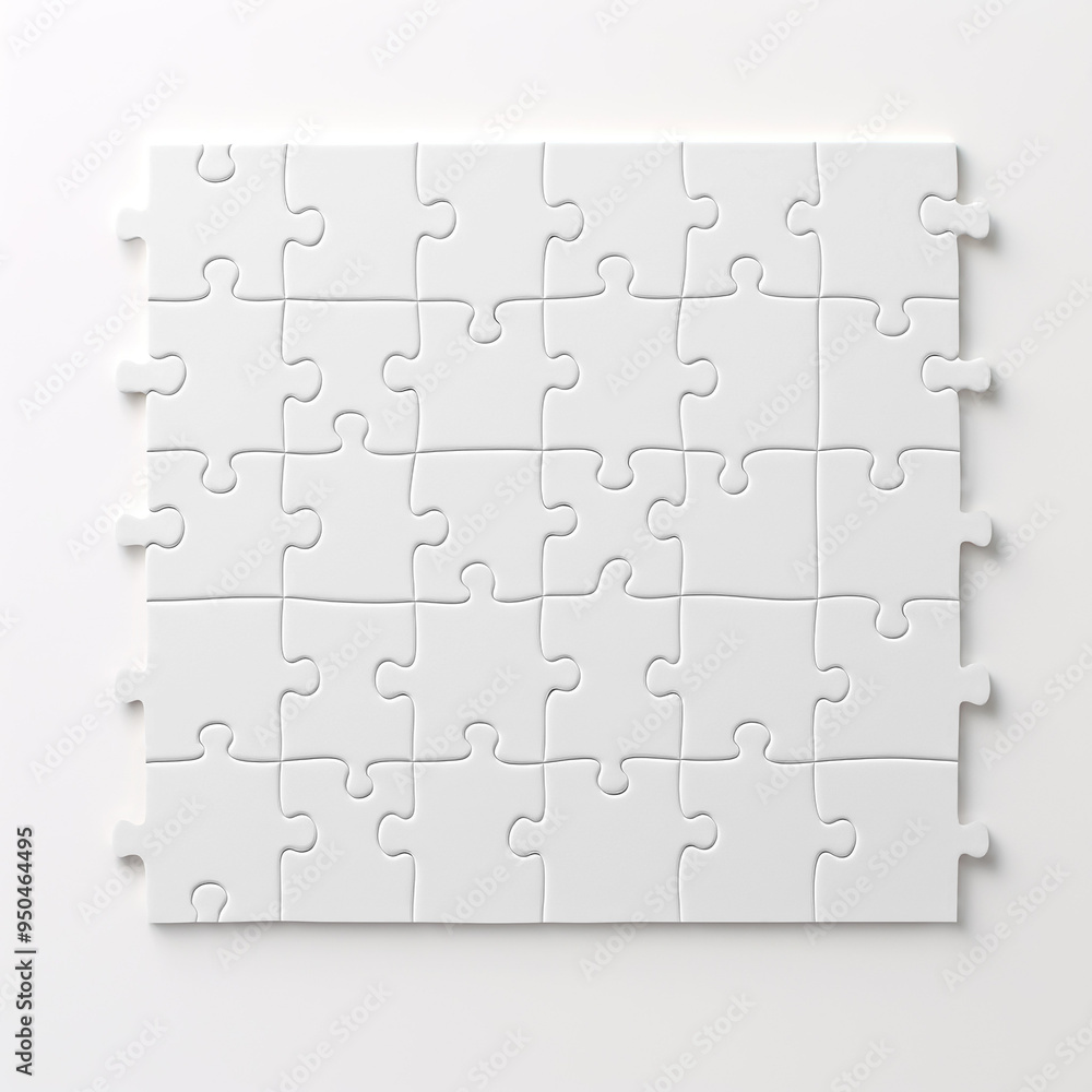 Transparent blank Jigsaw puzzle mockup Transparent blank Jigsaw puzzle mockup