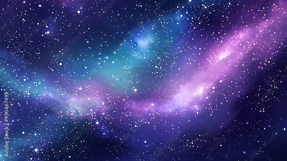 Obraz premium Cosmic Galaxy Background Abstract Space Nebula with Stars