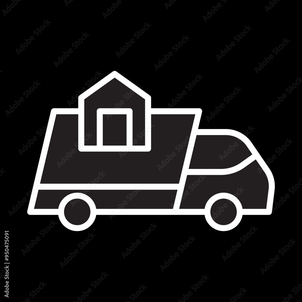 Moving Truck icon Design Moving Truck icon Design