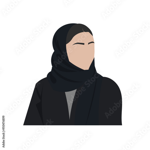 Emirati_Woman_Avatar_silhouette_005