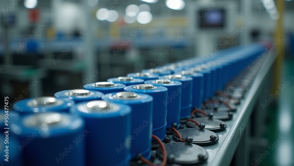 Efficient Battery Assembly Line in Electronics Factory Efficient Battery Assembly Line in Electronics Factory