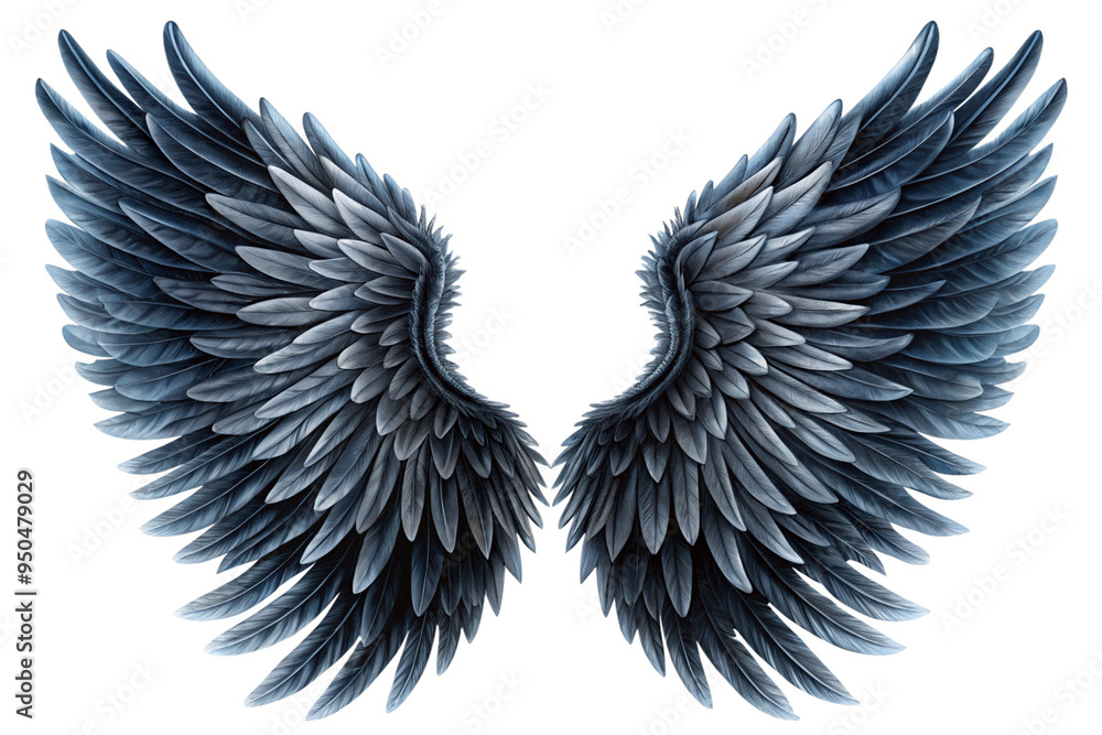 Obraz premium angel wings isolated on white Background