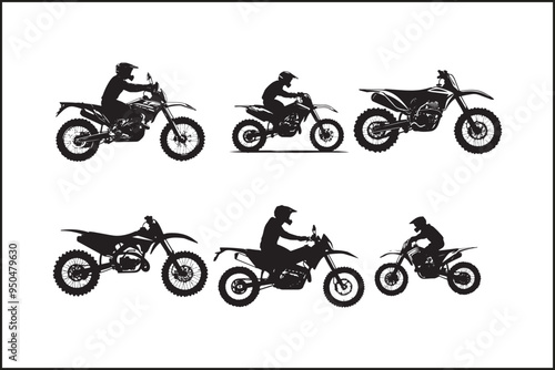 Motorcycle, bike, motorbike, silhouette, vector, black, bold, simple, design, graphic, artwork, illustration, clipart, icon, outline, profile, vehicle, transport, two-wheeler, scooter, chopper