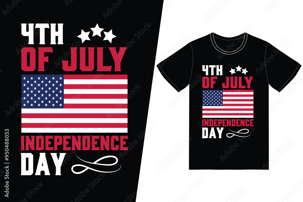 Fototapeta premium Happy fourth of July independence day t shirt design, independence day, president's day, happy 4th July t shirt, America, design, USA, fireworks, funny,July, birthday, happy, celebration, holidays,