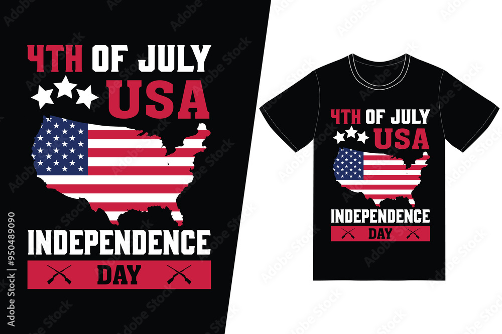 Fototapeta premium Happy fourth of July independence day t shirt design, independence day, president's day, happy 4th July t shirt, America, design, USA, fireworks, funny,July, birthday, happy, celebration, holidays,