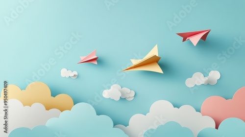 Paper Planes Soaring in a Paper Sky