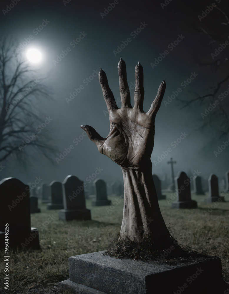cemetery in the night cemetery in the night