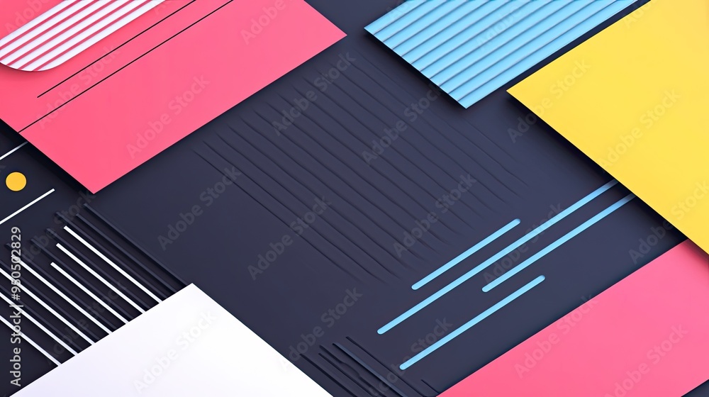 A clean, minimalist design with sharp lines and vibrant colors, providing a modern look for digital and print applications. A clean, minimalist design with sharp lines and vibrant colors, providing a modern look for digital and print applications.