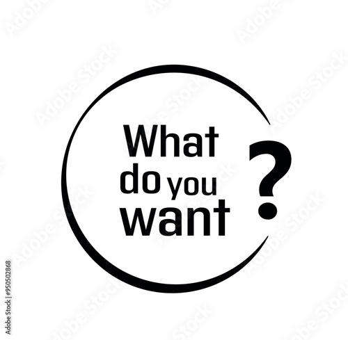 what do you want text information sign	