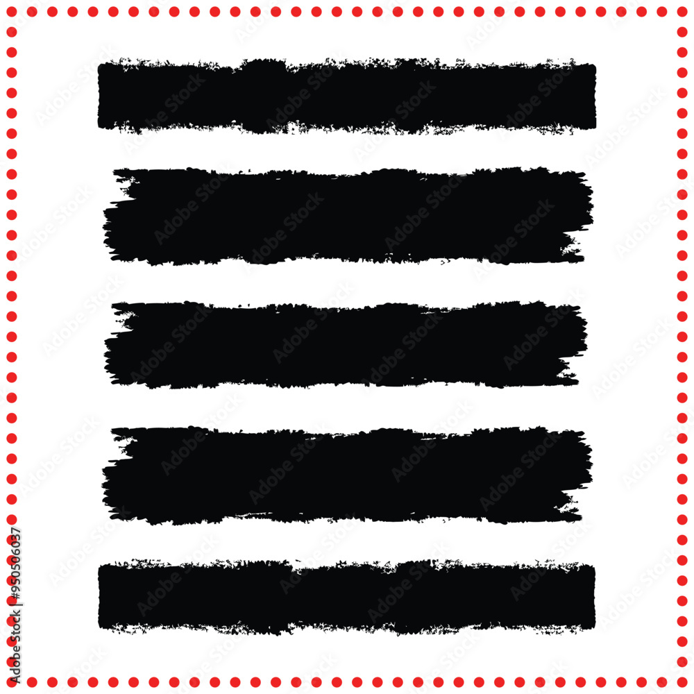 Handmade Brush Stroke Vector Silhouettes for Artistic Projects Handmade Brush Stroke Vector Silhouettes for Artistic Projects