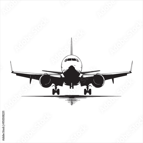 airplane isolated on white background