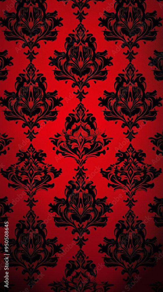 A red and black patterned fabric, wallpaper mobile A red and black patterned fabric, wallpaper mobile