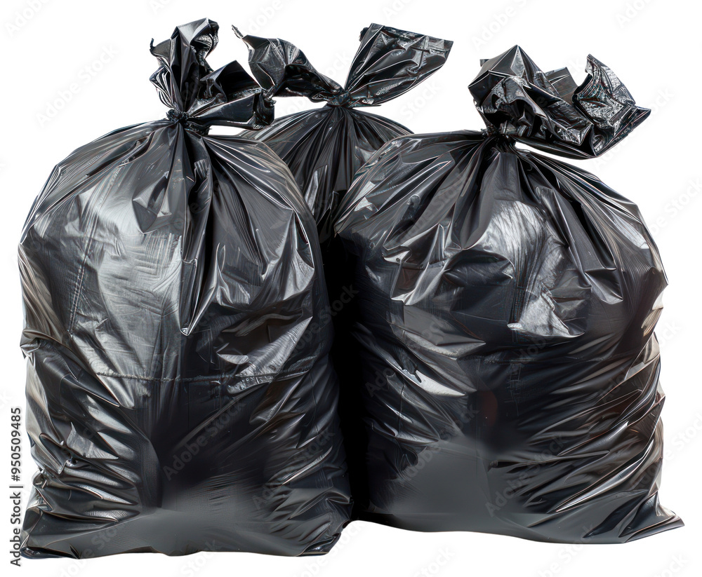 PNG Black garbage bags isolated PNG Black garbage bags isolated