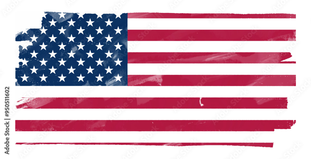 Grunge USA flag. Distressed American flag Grunge USA flag. Distressed American flag