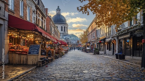 Bonsecours Market in Montreal is located on cobblestoned historic St. Paul Street in Old Montreal. It is a public market and is also available as a public banquet hall