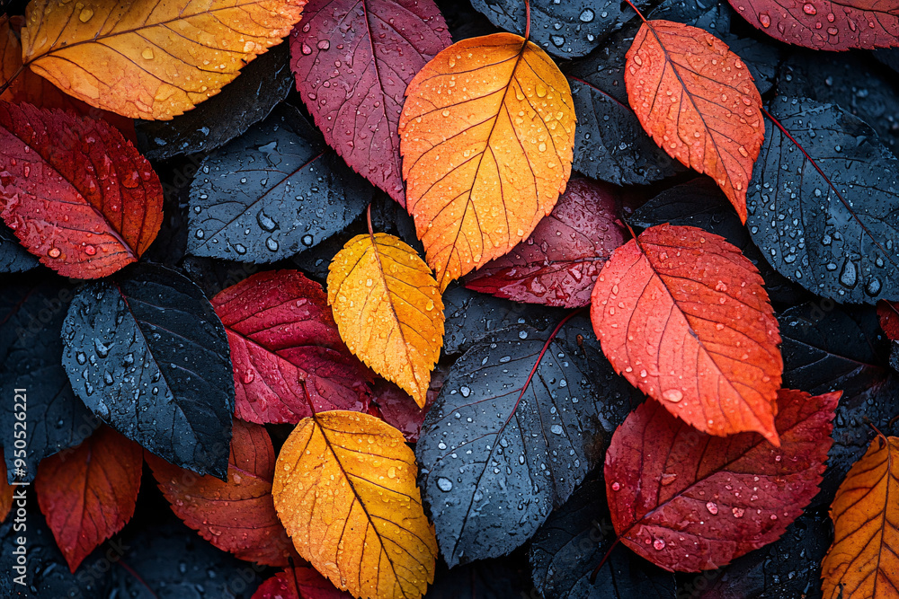 A natural background of autumn leaves, showcasing the vibrant colors and textures of the foliage. Suitable for environmental and seasonal themes. A natural background of autumn leaves, showcasing the vibrant colors and textures of the foliage. Suitable for environmental and seasonal themes.