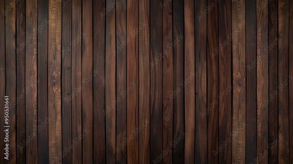 Obraz premium Dark Wood Plank Texture Background