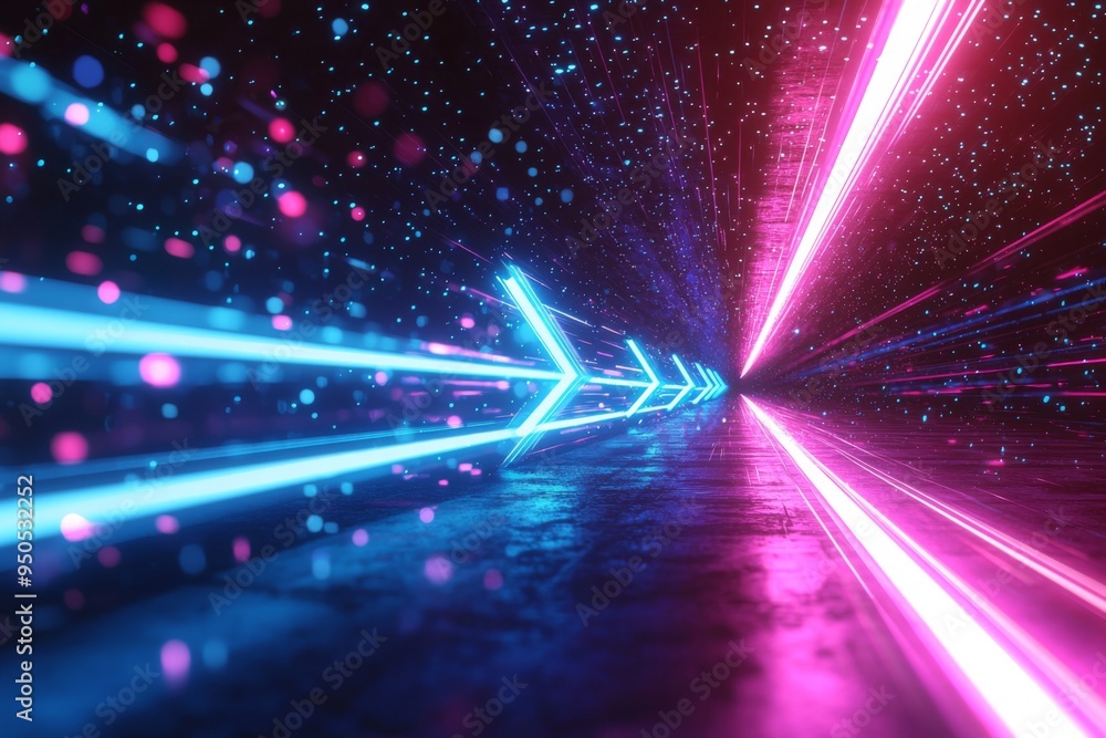 Abstract motion speed glowing effect background created with Generative AI Abstract motion speed glowing effect background created with Generative AI