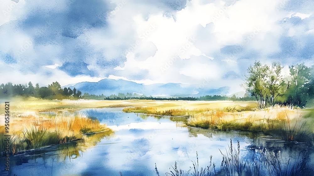 autumn landscape with lake and trees autumn landscape with lake and trees