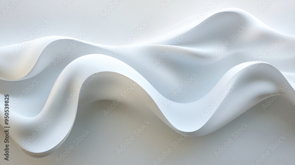Dreamlike abstract sign for spa relaxation, featuring soft curves and serene elements, set against a dynamic white-light grey background Dreamlike abstract sign for spa relaxation, featuring soft curves and serene elements, set against a dynamic white-light grey background
