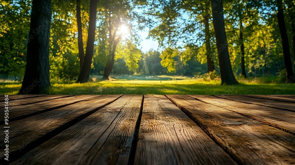 Forest clearing A wooden table in a forest clearing, surrounded by towering trees, with dappled sunlight filtering through leaves and a bright blue sky above Forest clearing A wooden table in a forest clearing, surrounded by towering trees, with dappled sunlight filtering through leaves and a bright blue sky above