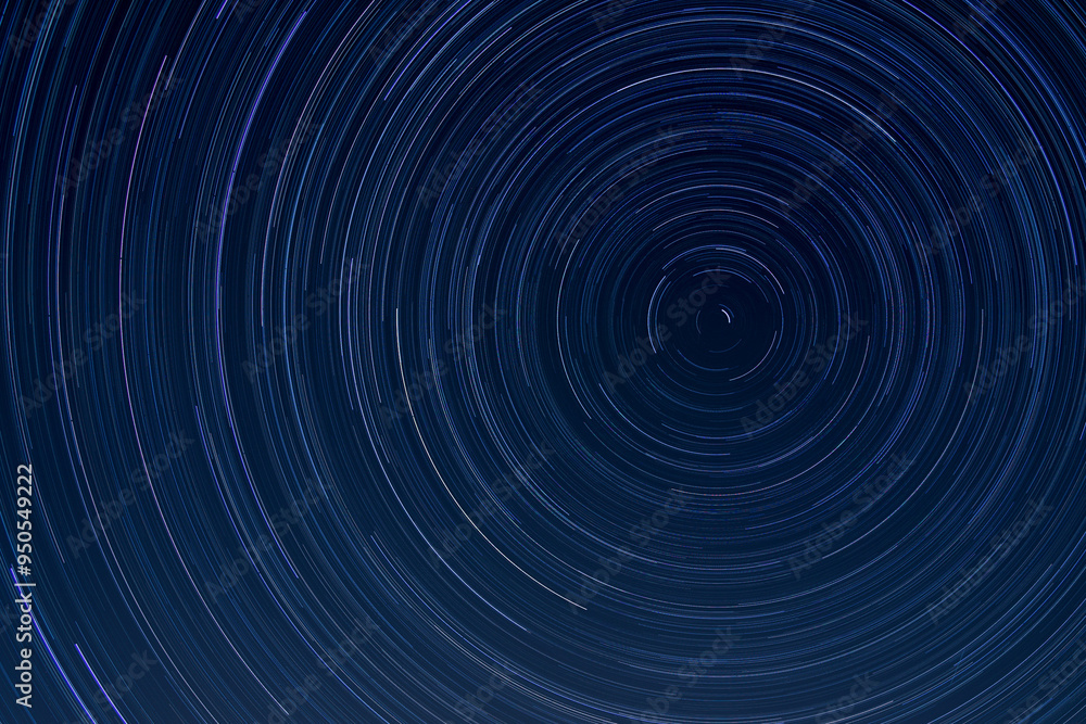Abstract blue background - star trails Abstract blue background - star trails