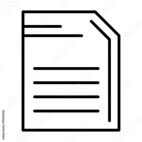 Document Vector Icon Design