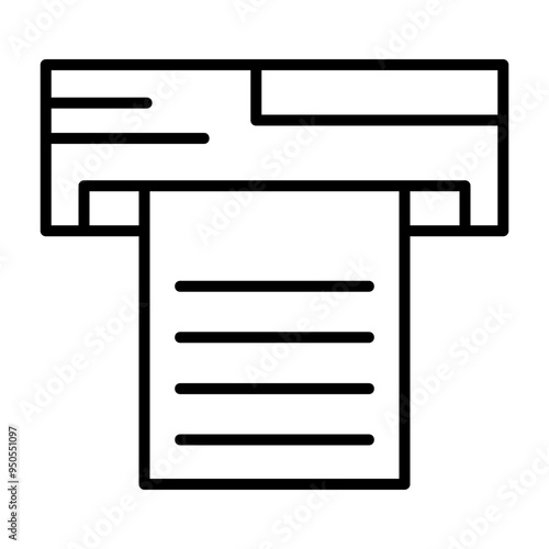 Print Vector Icon Design