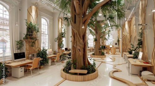 Fototapeta Naklejka Na Ścianę i Meble -  interior of a restaurant