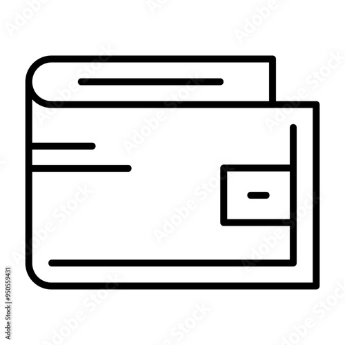 Wallet Vector Icon Design