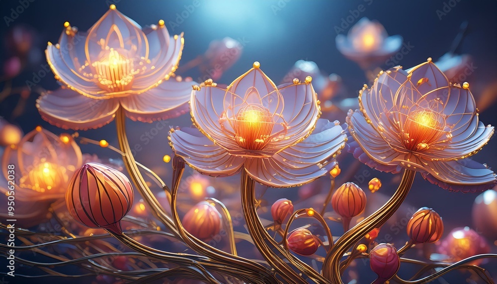 Obraz premium fractal background