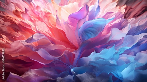 Background of moving fluid acrylic paintings, wallpaper format.