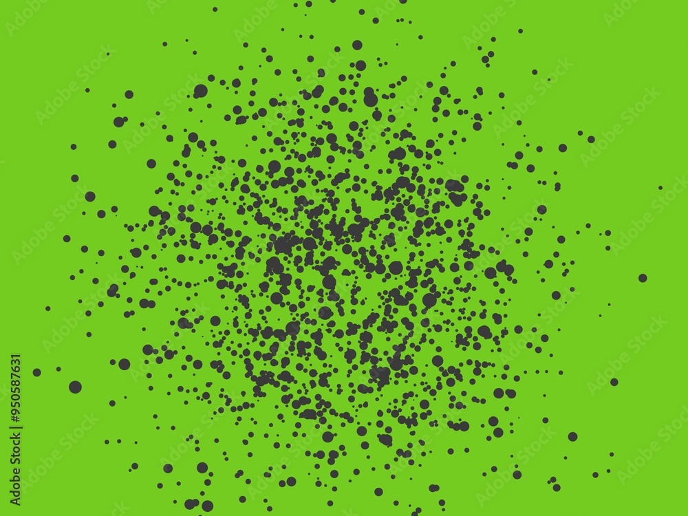 Obraz premium abstract background, ,Black leopard spot on green and white color