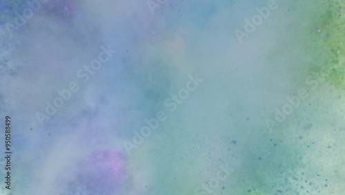 Colored powder explosion , top shot . Freeze motion.