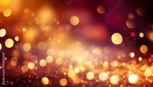 warm abstract background with amber and burgundy hues and soft focus lights