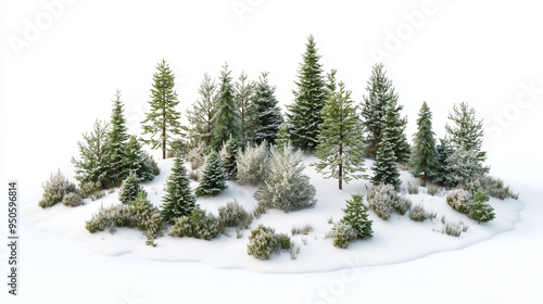 Pine Tree Small Forest Clipart