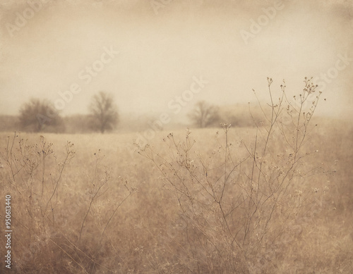 a large field with a field and a small bush in it