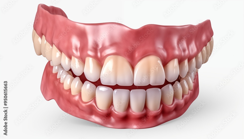 Obraz premium teeth isolated on white