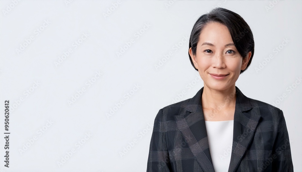 60代のスーツを着たアジア人女性のポートレート。(Portrait of an Asian woman in her 60s wearing a suit.)
60代のスーツを着たアジア人女性のポートレート。(Portrait of an Asian woman in her 60s wearing a suit.)