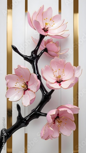 Elegant Bloom - Contemporary Floral Art