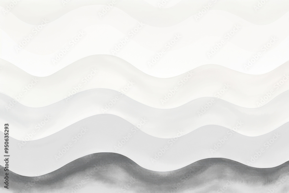 Obraz premium Wavy grayscale effect png paint texture overlay, transparent background