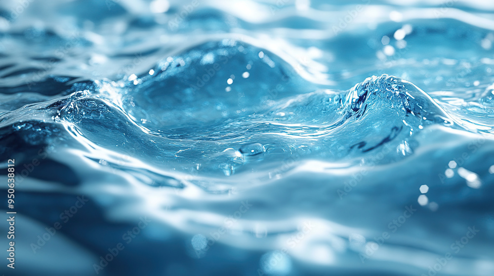 Close-up of rippling water with a shallow depth of field, showcasing the surface tension and movement of the liquid. Close-up of rippling water with a shallow depth of field, showcasing the surface tension and movement of the liquid.