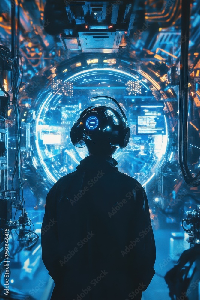 Futuristic Sci-Fi Exploration: Immersed in a Technological Wonderland Futuristic Sci-Fi Exploration: Immersed in a Technological Wonderland