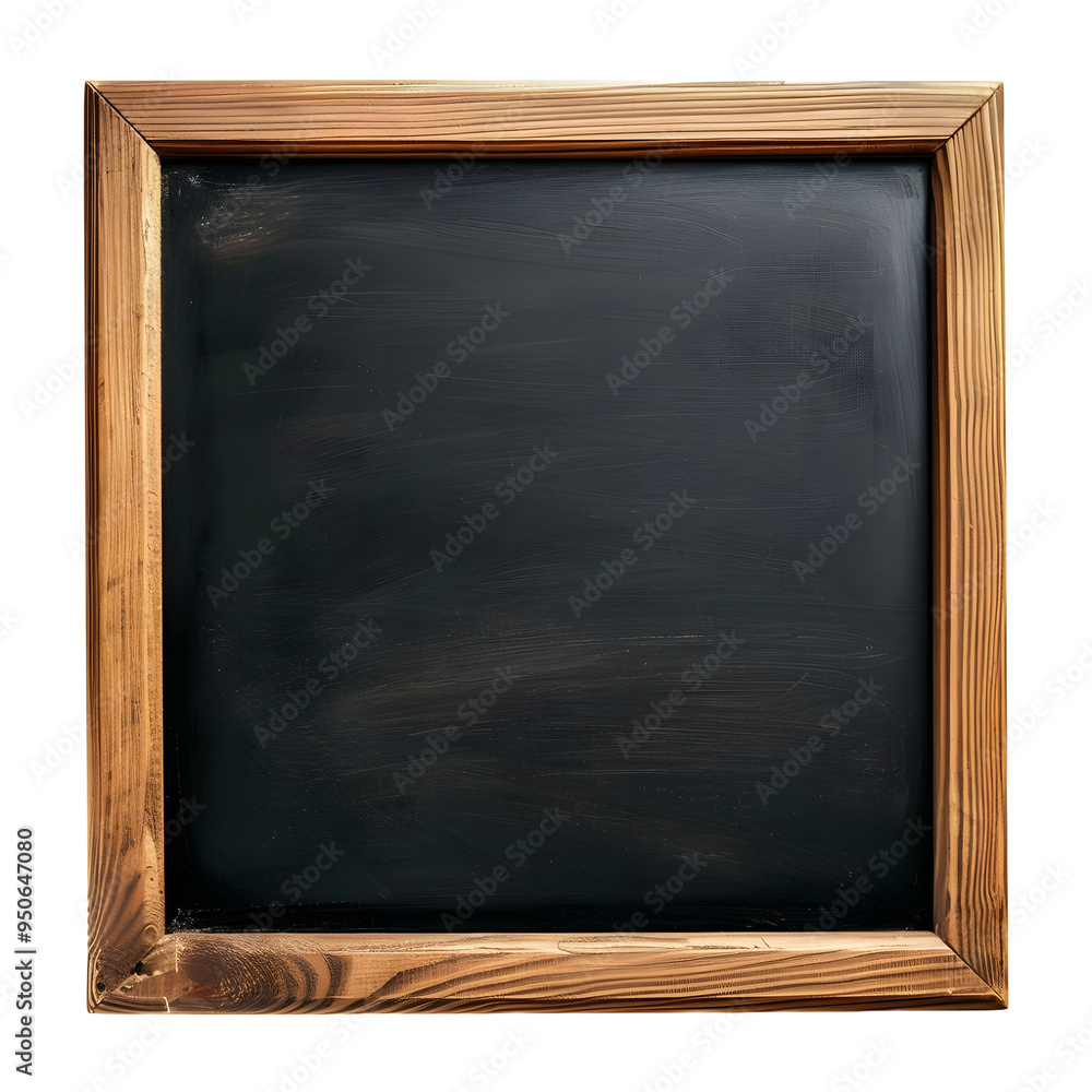 Blank Blackboard in a Wooden Frame Blank Blackboard in a Wooden Frame