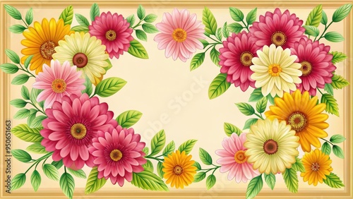 Flower+border+illustration+vector